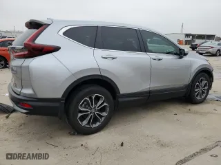 2021 Honda CR-V EX-L with VIN 2HKRW1H84MH400061, listed as a Copart auction lot 44078145 with 24,155 mi miles and Salvage Title. Bid and sale history available at carsss.com. Image 3.