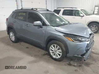 2024 Toyota Corolla Cross LE with VIN 7MUCAABG2RV106914, listed as a IAAI auction lot 42317014 with 13,560 mi miles and . Bid and sale history available at DreamBid. Image 1.