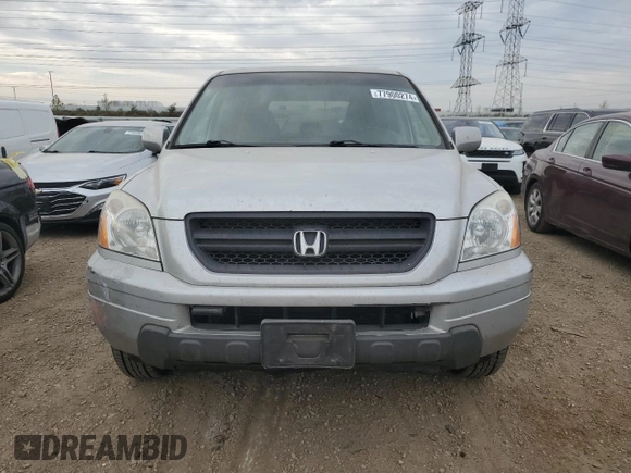 2003 Honda Pilot EX with VIN 2HKYF18643H572857, listed as a Copart auction lot 77900274 with 256,320 mi miles and Clean Title. Bid and sale history available at DreamBid. Image 5.