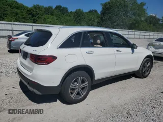 2021 Mercedes-Benz GLC 300 with VIN W1N0G8EB1MF869447, listed as a Copart auction lot 58706025 with 70,706 mi miles and Salvage title. Bid and sale history available at DreamBid. Image 3.