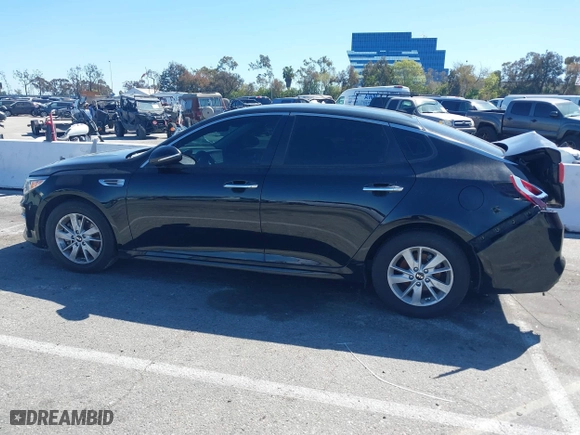 2018 Kia Optima S with VIN 5XXGT4L32JG218170, listed as a IAAI auction lot 41826326 with 74,441 mi miles. Bid and sale history available at carsss.com. Image 15.