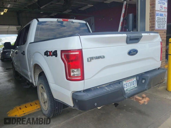2017 Ford F-150 XL with VIN 1FTEW1EP5HKD62194, listed as a IAAI auction lot 42734096 with 161,527 mi miles and . Bid and sale history available at DreamBid. Image 29.