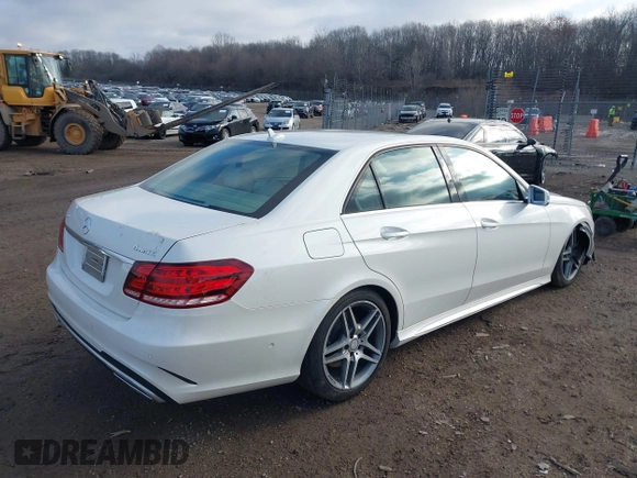 2014 Mercedes-Benz E 550 Sport with VIN WDDHF9BB5EA949457, listed as a IAAI auction lot 41128583 with 99,248 mi miles and . Bid and sale history available at DreamBid. Image 4.