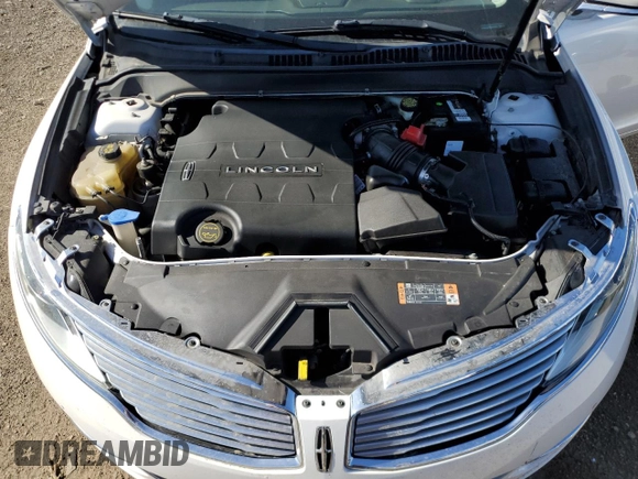 2014 Lincoln MKZ with VIN 3LN6L2JK0ER819896, listed as a Copart auction lot 57110025 with Not provided miles and Salvage title. Bid and sale history available at DreamBid. Image 11.
