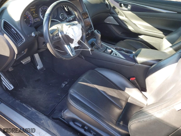 2017 Infiniti Q60 Sport with VIN JN1EV7EL9HM552638, listed as a Copart auction lot 88720255 with NaN miles and Salvage Title. Bid and sale history available at carsss.com. Image 8.