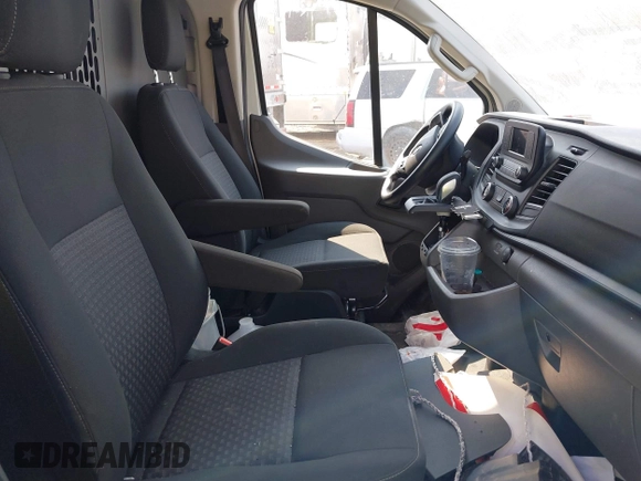 2023 Ford Transit Cargo with VIN 1FTBR1Y86PKA79798, listed as a IAAI auction lot 40155361 with 28,670 mi miles and . Bid and sale history available at DreamBid. Image 5.
