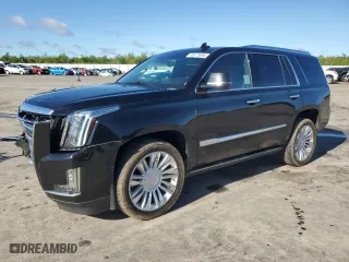 2019 Cadillac Escalade Platinum with VIN 1GYS4DKJ2KR169309, listed as a Copart auction lot 49175955 with 82,538 mi miles and Salvage Title. Bid and sale history available at carsss.com. Image 1.