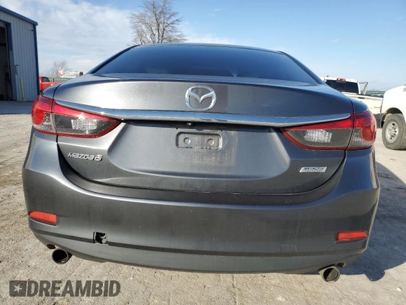 2015 Mazda 6 i Sport with VIN JM1GJ1U68F1163109, listed as a Copart auction lot 42489315 with 170,147 mi miles and Salvage Title. Bid and sale history available at DreamBid. Image 6.