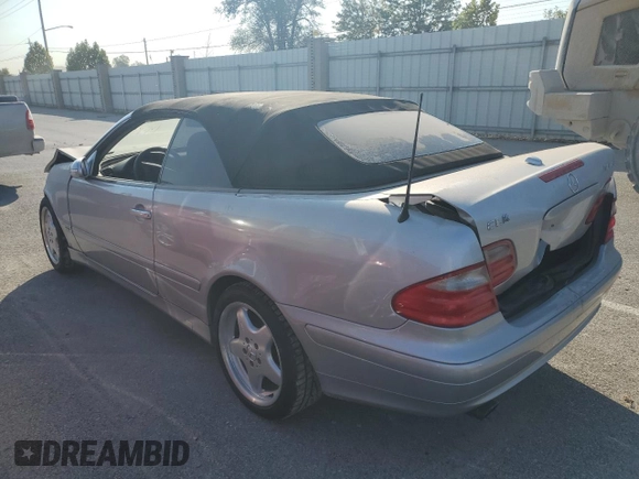 2003 Mercedes-Benz CLK 320 with VIN WDBLK65G73T144310, listed as a Copart auction lot 73004974 with Not Provided miles and Salvage Title. Bid and sale history available at DreamBid. Image 2.