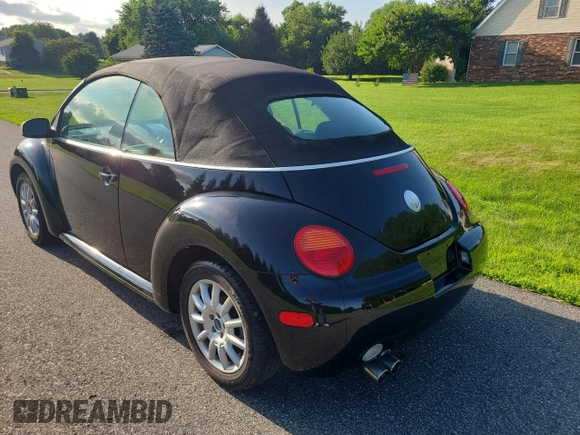 2005 Volkswagen Beetle GLS with VIN 3VWCM31Y35M368133, listed as a Copart auction lot 64895155 with 70,954 mi miles and Clean title. Bid and sale history available at DreamBid. Image 3.
