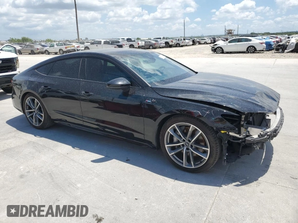 2020 Audi A7 Premium Plus with VIN WAUU2AF24LN017138, listed as a Copart auction lot 57811094 with 33,764 mi miles and Clean Title. Bid and sale history available at carsss.com. Image 4.