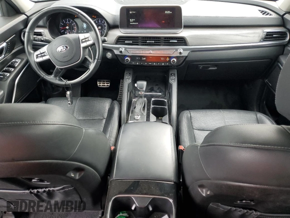 2021 Kia Telluride SX with VIN 5XYP54HC7MG191227, listed as a Copart auction lot 48558265 with 71,416 mi miles and Salvage Title. Bid and sale history available at DreamBid. Image 8.