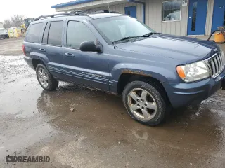 2004 Jeep Grand Cherokee Limited with VIN 1J4GW58N64C322456, listed as a Copart auction lot 49874025 with 137,970 mi miles and Salvage Title. Bid and sale history available at carsss.com. Image 4.