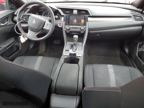 2017 Honda Civic Hatchback EX with VIN SHHFK7H56HU415865, listed as a Copart auction lot 50599665 with 82,641 mi miles and Salvage Title. Bid and sale history available at carsss.com. Image 8.