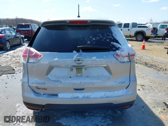 2016 Nissan Rogue S with VIN JN8AT2MV2GW136316, listed as a IAAI auction lot 41921310 with 131,463 mi miles. Bid and sale history available at carsss.com. Image 16.