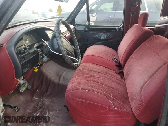 1995 Ford F-150 with VIN 1FTEX14NXSKA90858, listed as a Copart auction lot 44412655 with 141,644 mi miles and Clean Title. Bid and sale history available at carsss.com. Image 7.