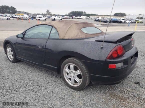 2001 Mitsubishi Eclipse GT with VIN 4A3AE85H31E023387, listed as a Copart auction lot 44310745 with 117,074 mi miles and Clean Title. Bid and sale history available at carsss.com. Image 2.