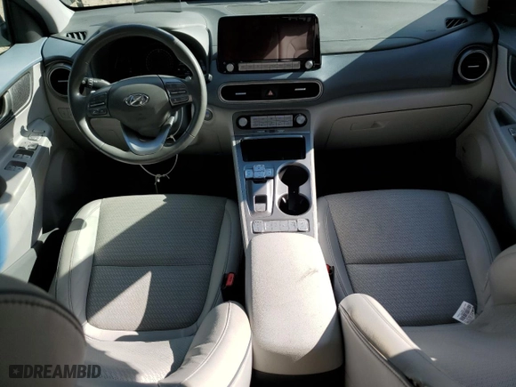 2021 Hyundai Kona Electric Ultimate with VIN KM8K53AG6MU124016, listed as a Copart auction lot 72202894 with 38,508 mi miles and Salvage Title. Bid and sale history available at carsss.com. Image 8.