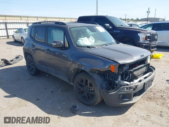 2018 Jeep Renegade Latitude z VIN ZACCJABB4JPH29130, wystawiony jako IAAI lot #41727956 z przebiegiem Nie podano mil oraz . Historia ofert i sprzedaży dostępna na DreamBid. Obrazek 1.