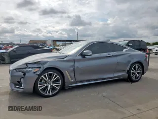 2022 Infiniti Q60 with VIN JN1EV7JK0NM600360, listed as a Copart auction lot 58852525 with 17,679 mi miles and Salvage title. Bid and sale history available at DreamBid. Image 1.