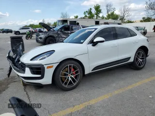 2023 Porsche Macan S с VIN WP1AG2A51PLB40569, выставлен на аукционе Copart как лот 54586845 с пробегом Не указан миль и Списание • Salvage title. История ставок и продаж доступна на DreamBid. Изображение 1.