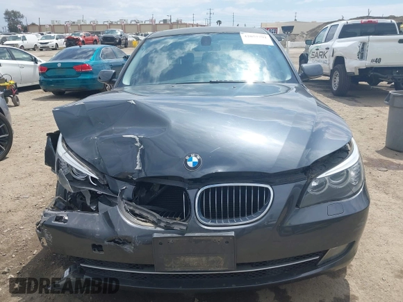 2010 BMW 5 Series 528i with VIN WBANU5C58AC127560, listed as a IAAI auction lot 42057791 with 78,475 mi miles and . Bid and sale history available at carsss.com. Image 12.