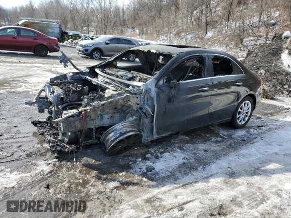 2020 Mercedes-Benz A 220 with VIN W1K3G4FB1LW043875, listed as a Copart auction lot 46136345 with Not Provided miles and Non Repairable. Bid and sale history available at DreamBid. Image 1.