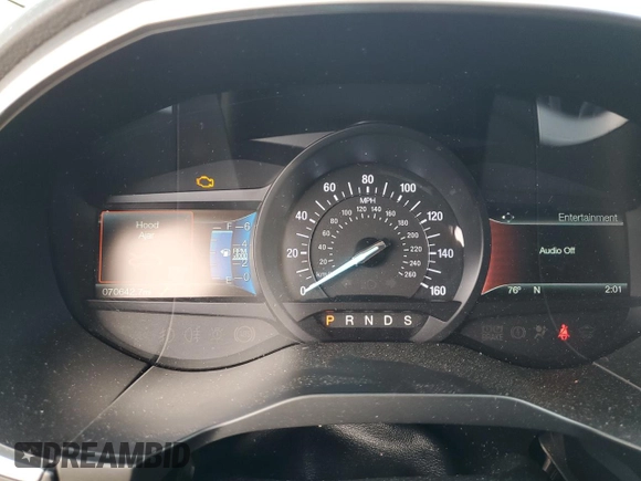 2018 Ford Edge SEL with VIN 2FMPK3J93JBB86510, listed as a Copart auction lot 48546705 with 70,642 mi miles and Salvage Title. Bid and sale history available at carsss.com. Image 9.