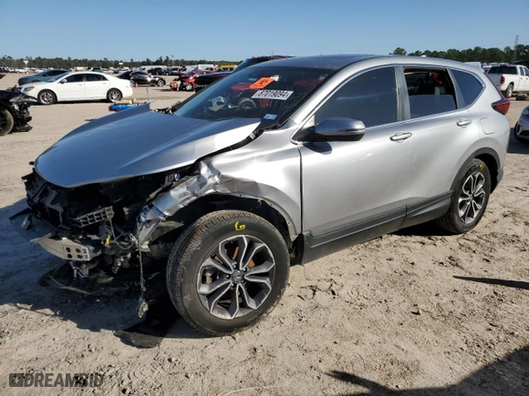 2021 Honda CR-V EX-L with VIN 2HKRW1H86MH403348, listed as a Copart auction lot 87019094 with 0 mi miles and Salvage Title. Bid and sale history available at carsss.com. Image 1.