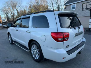 2008 Toyota Sequoia Platinum with VIN 5TDBY67A28S022612, listed as a Copart auction lot 48858235 with 232,747 mi miles and Clean Title. Bid and sale history available at carsss.com. Image 2.