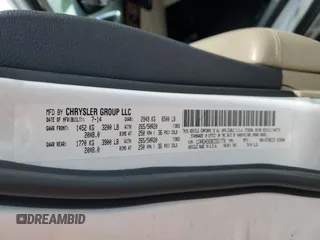 2014 Dodge Durango Limited with VIN 1C4RDHDG9EC551776, listed as a Copart auction lot 54954415 with 195,798 mi miles and Salvage title. Bid and sale history available at DreamBid. Image 13.
