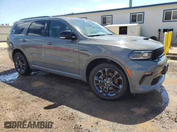 2023 Dodge Durango R/T Plus z VIN 1C4SDHCT3PC634669, wystawiony jako Copart lot #48601745 z przebiegiem 14 507 mil mil oraz Czysty tytuł • Clean title. Historia ofert i sprzedaży dostępna na DreamBid. Obrazek 4.