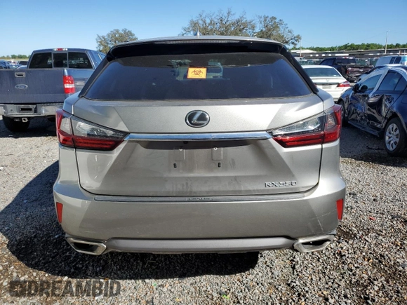 2017 Lexus RX with VIN 2T2ZZMCA4HC088069, listed as a Copart auction lot 49545555 with 81,080 mi miles and Salvage Title. Bid and sale history available at carsss.com. Image 6.