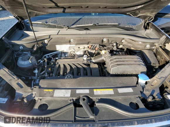 2022 Volkswagen Atlas 3.6L V6 SEL R-Line with VIN 1V2AR2CA2NC546121, listed as a Copart auction lot 77405214 with 73,177 mi miles and Salvage Title. Bid and sale history available at carsss.com. Image 12.