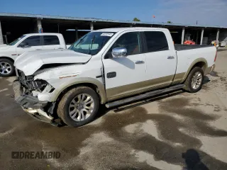 2015 Ram 1500 Laramie Limited with VIN 1C6RR7WM6FS718706, listed as a Copart auction lot 44722145 with Not provided miles and Salvage title. Bid and sale history available at DreamBid. Image 1.
