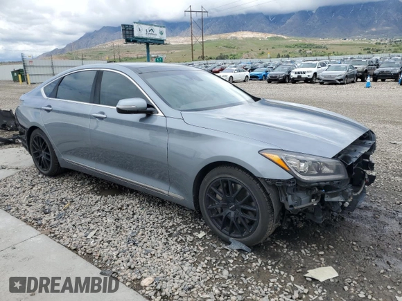 2015 Hyundai Genesis 3.8L with VIN KMHGN4JE8FU062244, listed as a Copart auction lot 52596394 with 132,513 mi miles and Salvage Title. Bid and sale history available at carsss.com. Image 4.