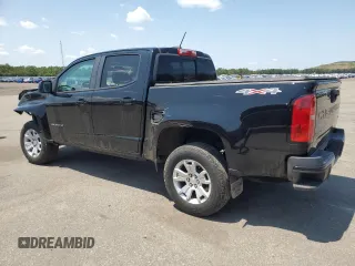 2021 Chevrolet Colorado 4WD LT with VIN 1GCGTCEN8M1138297, listed as a Copart auction lot 61762405 with 51,644 mi miles and Salvage title. Bid and sale history available at DreamBid. Image 2.