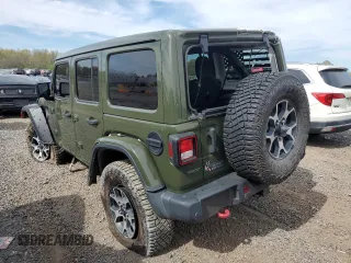 2021 Jeep Wrangler Unlimited Rubicon with VIN 1C4JJXFM3MW555919, listed as a Copart auction lot 54319775 with 51,188 mi miles and Salvage title. Bid and sale history available at DreamBid. Image 2.