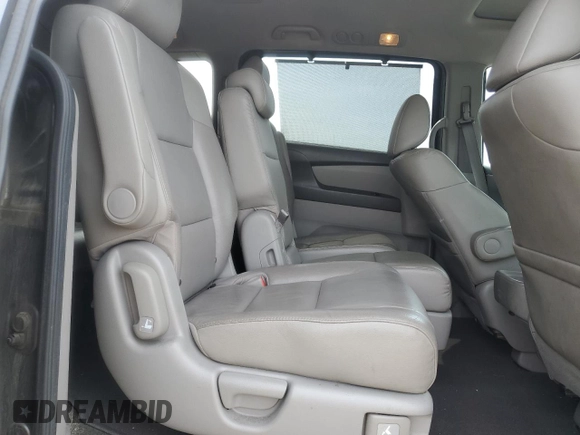 2013 Honda Odyssey EX-L with VIN 5FNRL5H67DB016806, listed as a Copart auction lot 53340445 with 141,067 mi miles and Salvage Title. Bid and sale history available at carsss.com. Image 11.