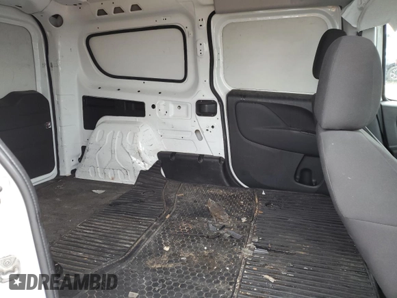 2021 Ram ProMaster City Cargo Tradesman with VIN ZFBHRFAB6M6V30331, listed as a Copart auction lot 47641145 with 42,047 mi miles and Salvage title. Bid and sale history available at DreamBid. Image 10.