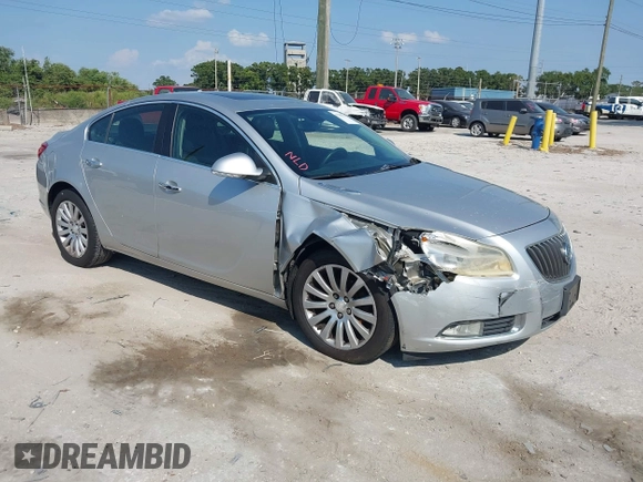 2012 Buick Regal Premium 1 with VIN 2G4GS5EK5C9195843, listed as a IAAI auction lot 42203717 with 199,624 mi miles and . Bid and sale history available at DreamBid. Image 1.