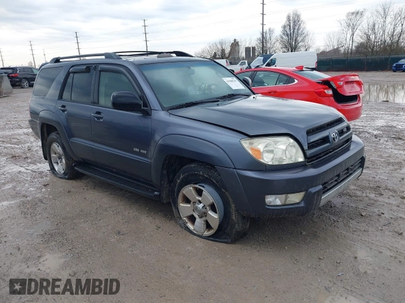 2004 Toyota 4Runner SR5 with VIN JTEBT14R048010741, listed as a IAAI auction lot 41908747 with 289,545 mi miles and . Bid and sale history available at DreamBid. Image 1.