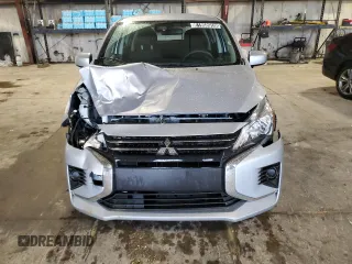 2024 Mitsubishi Mirage ES with VIN ML32AUHJ3RH017533, listed as a Copart auction lot 61968955 with 15,596 mi miles and Salvage title. Bid and sale history available at DreamBid. Image 5.
