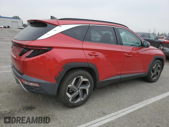 2022 Hyundai Tucson Limited with VIN 5NMJE3AE2NH023241, listed as a Copart auction lot 52514045 with 29,673 mi miles and Salvage Title. Bid and sale history available at carsss.com. Image 3.