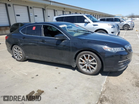 2016 Acura TLX V6 with VIN 19UUB2F37GA000270, listed as a Copart auction lot 52340855 with Not provided miles and Salvage title. Bid and sale history available at DreamBid. Image 4.