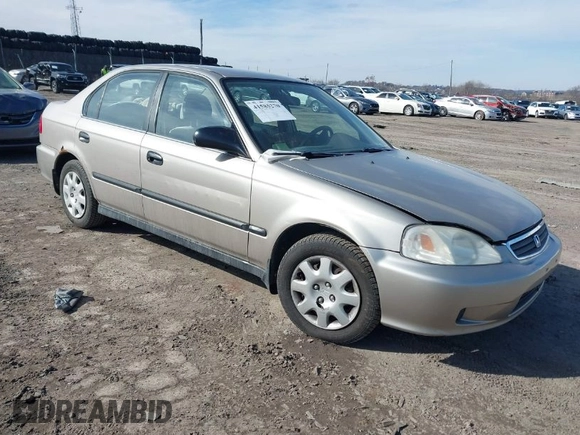 2000 Honda Civic LX with VIN 1HGEJ6679YL066102, listed as a IAAI auction lot 41585270 with 164,714 mi miles. Bid and sale history available at carsss.com. Image 1.