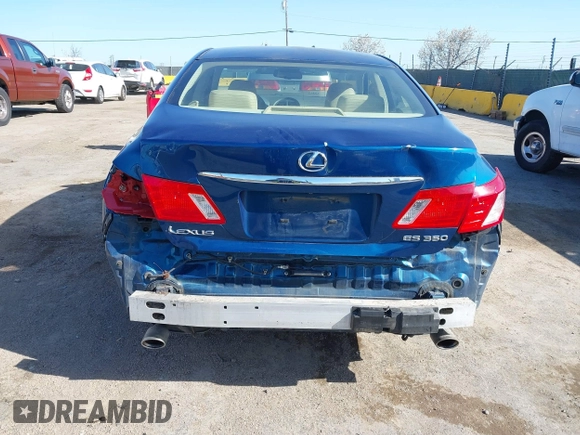 2008 Lexus ES 330 with VIN JTHBJ46G082240844, listed as a IAAI auction lot 41947310 with 191,092 mi miles and . Bid and sale history available at carsss.com. Image 6.