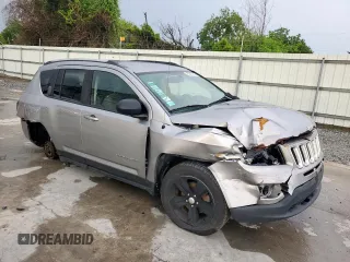 2016 Jeep Compass Sport with VIN 1C4NJCBA8GD559907, listed as a Copart auction lot 60862605 with Not provided miles and Salvage title. Bid and sale history available at DreamBid. Image 4.