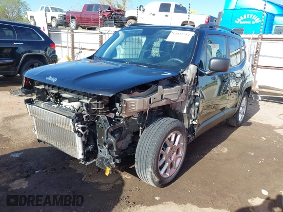 2019 Jeep Renegade Sport with VIN ZACNJAAB9KPK68676, listed as a IAAI auction lot 42032714 with 68,947 mi miles and . Bid and sale history available at DreamBid. Image 19.