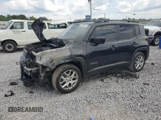 2018 Jeep Renegade Latitude с VIN ZACCJABB5JPH99722, выставлен на аукционе Copart как лот 63505035 с пробегом Не указан миль и Списание • Salvage title. История ставок и продаж доступна на DreamBid. Изображение 1.
